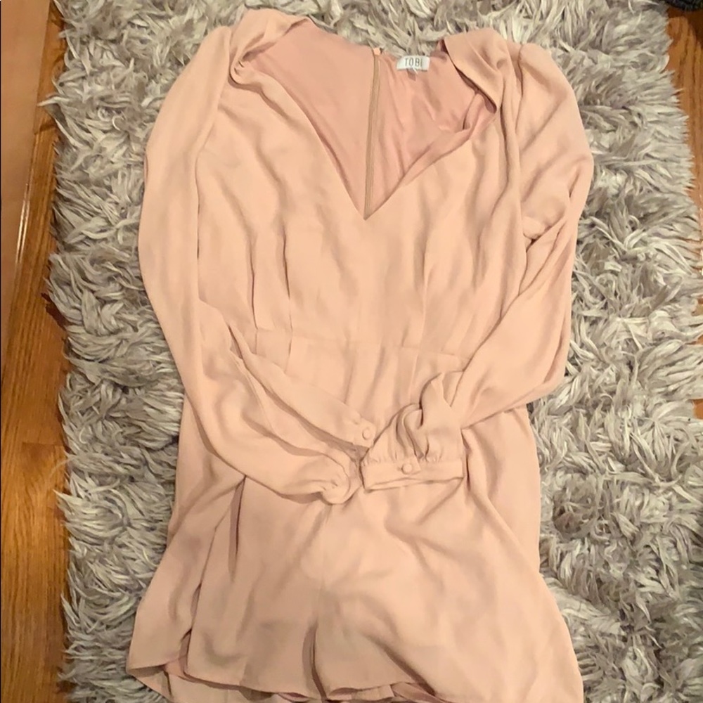 Pink dressy romper!